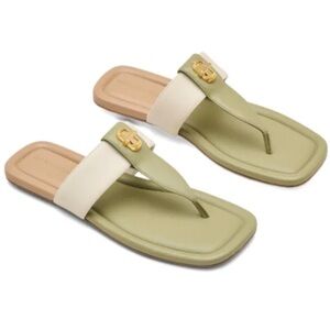 Marc Jacobs THE COLORBLOCK DUAL T-STRAP SANDAL 39 / 9